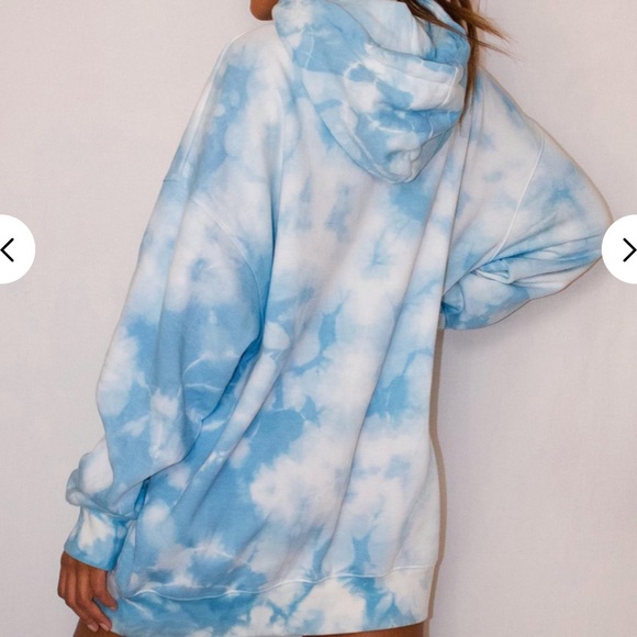 Missguided xplayboy tie dye collection hoodiedress - Picture 2 of 6